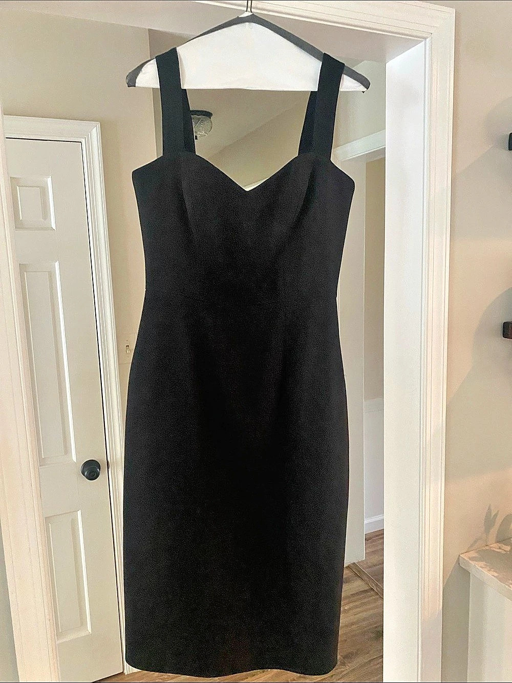 Dress the Population Nicole Midi Sheath Dress Black Medium